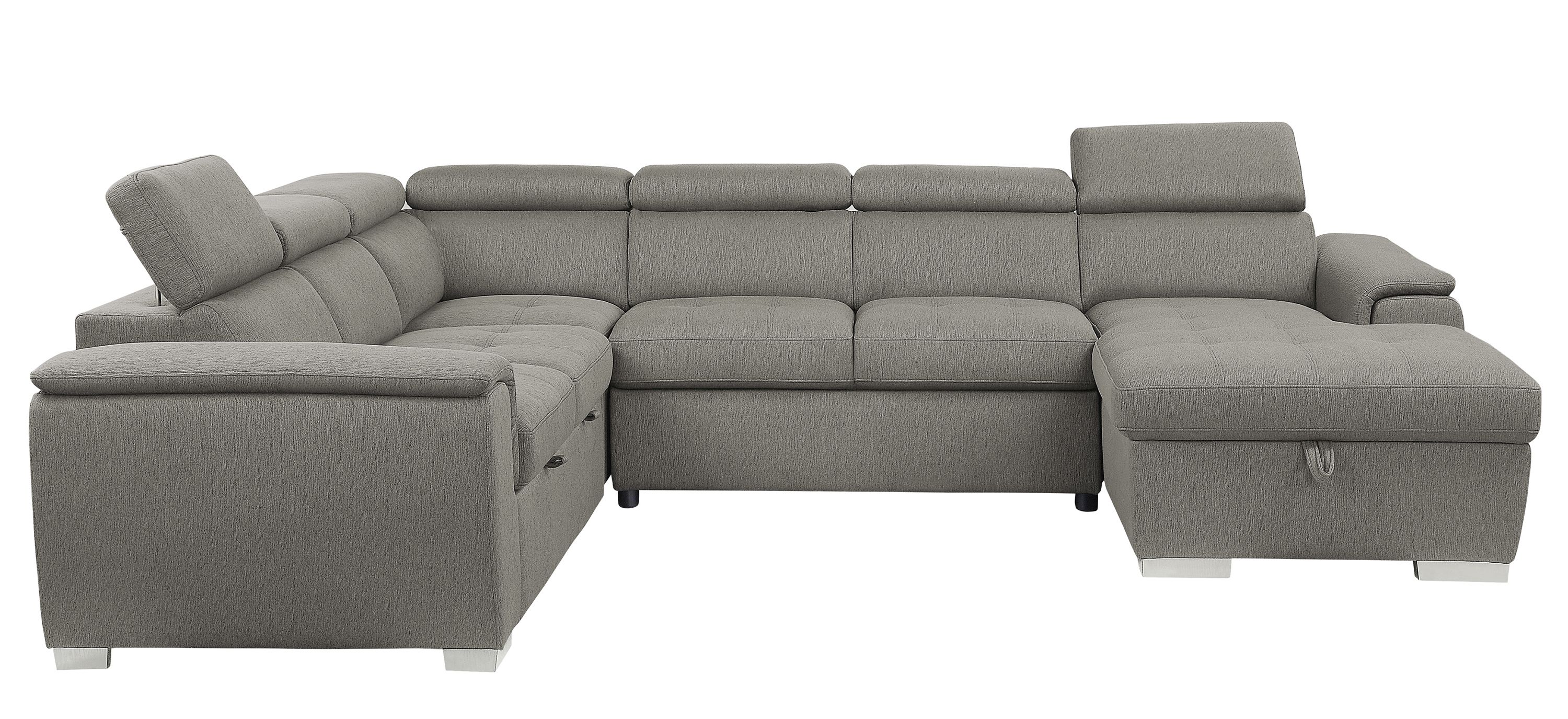 Solomon 4-pc. Sectional with Pull-Out Bed