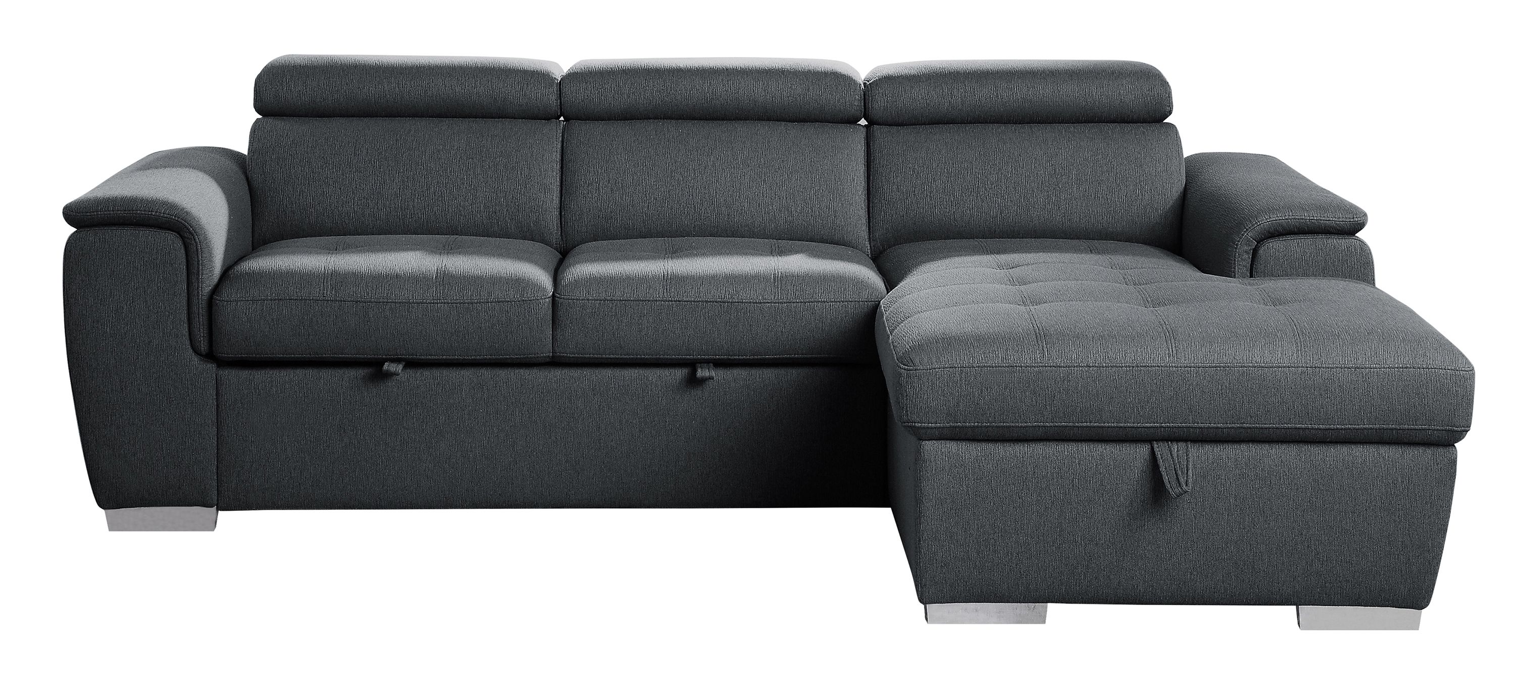 Solomon 2-pc. Sectional with Pull-Out Bed