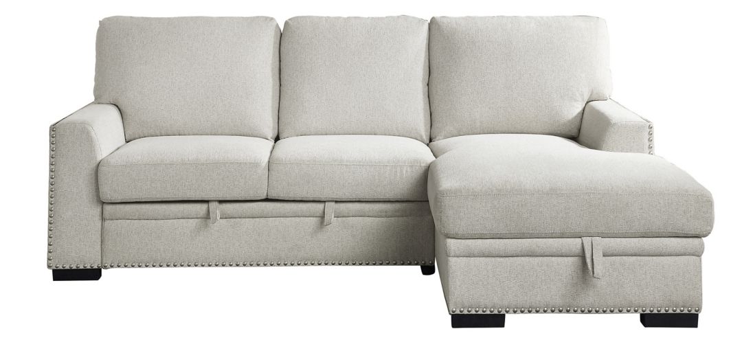 299446840 Adelia 2-pc Right Facing Sectional With Pull-Out B sku 299446840