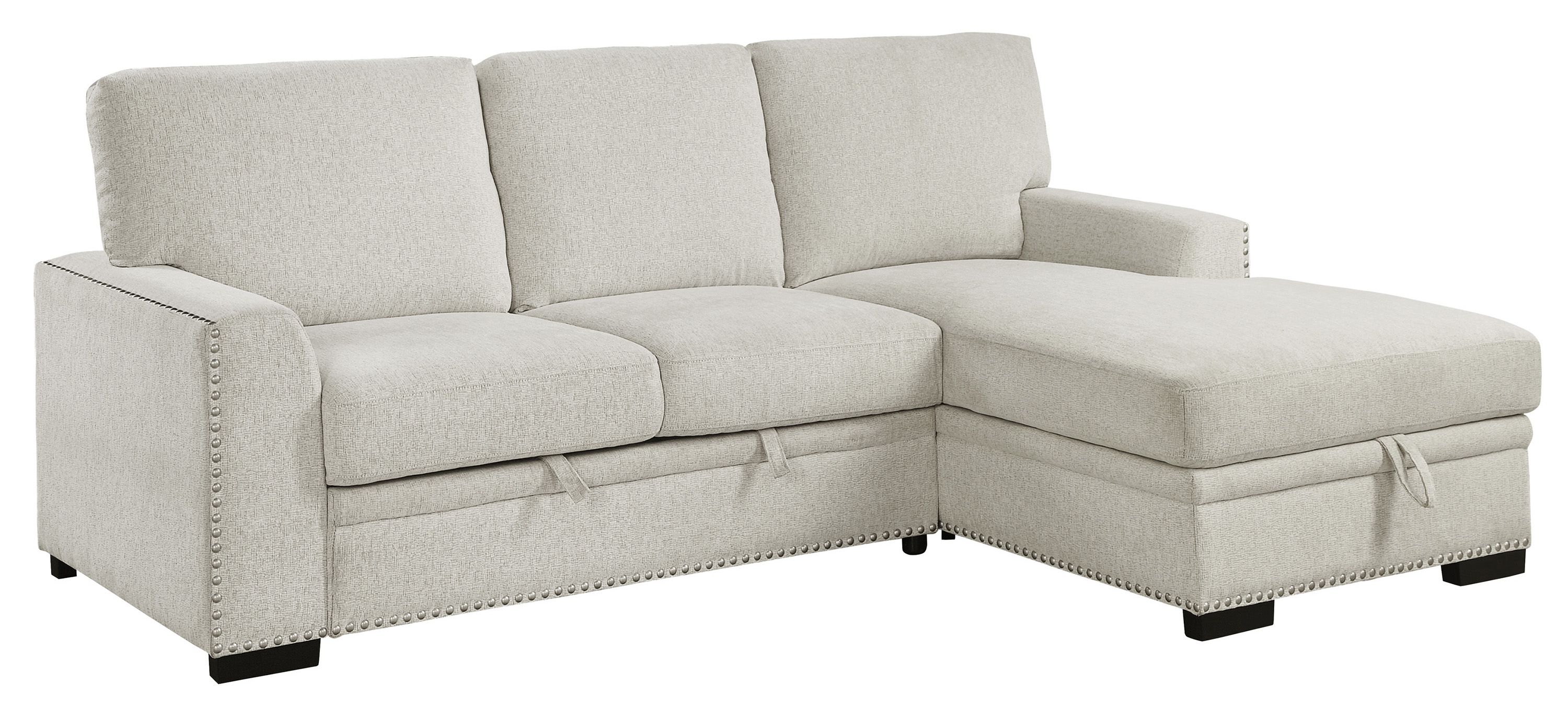 Adelia 2pc.. Right Facing Sectional with Pullout Bed Raymour & Flanigan