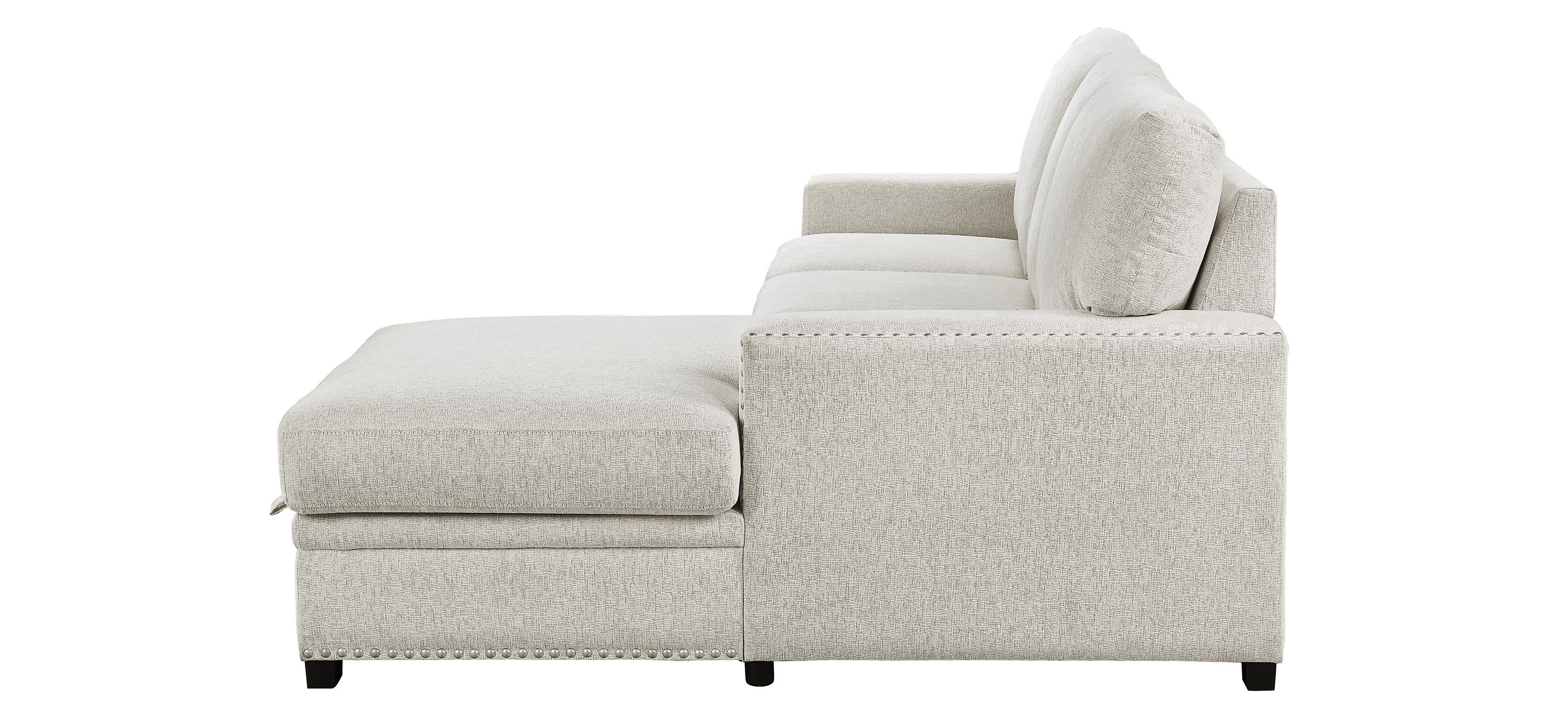 Adelia 2pc.. Right Facing Sectional with Pullout Bed Raymour & Flanigan