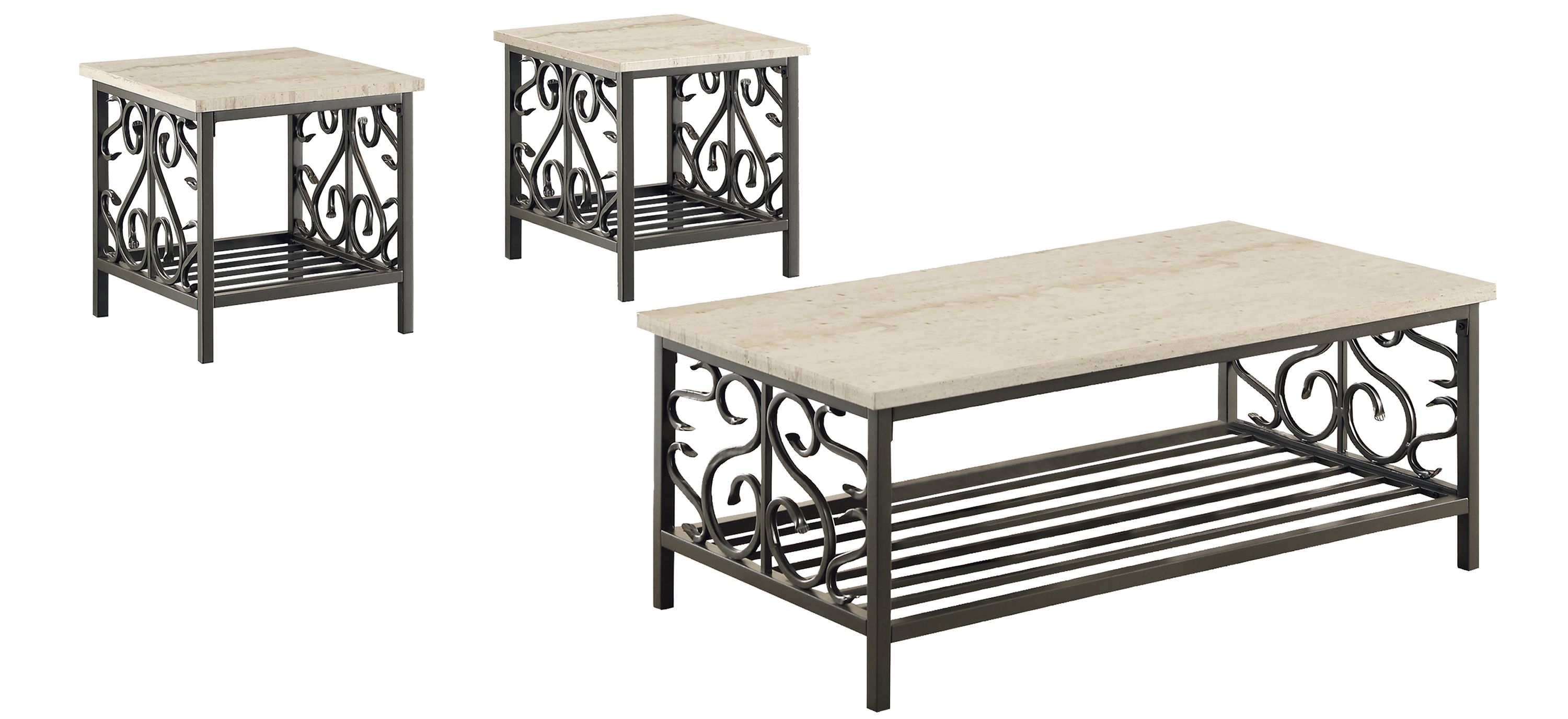 Vasily 3-pc. Occasional Table Set