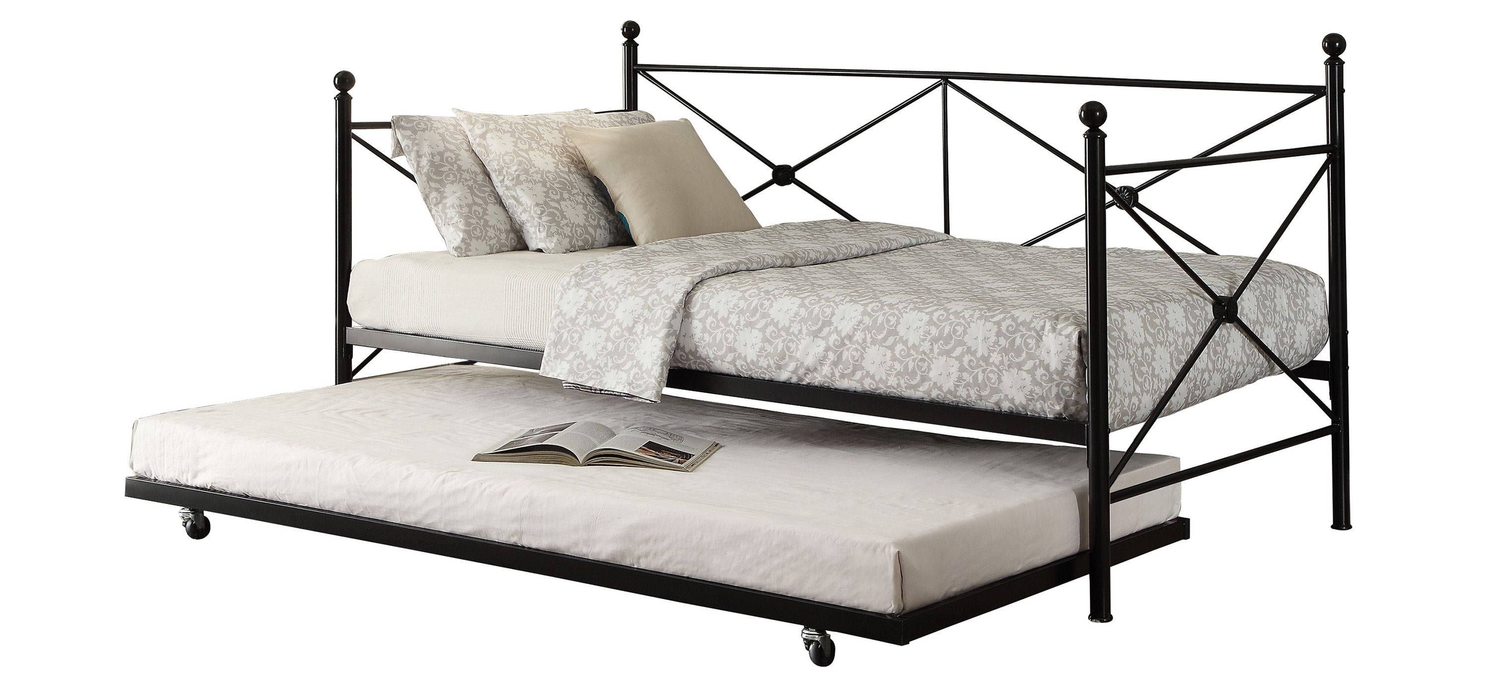 Lucca Metal Daybed with Trundle