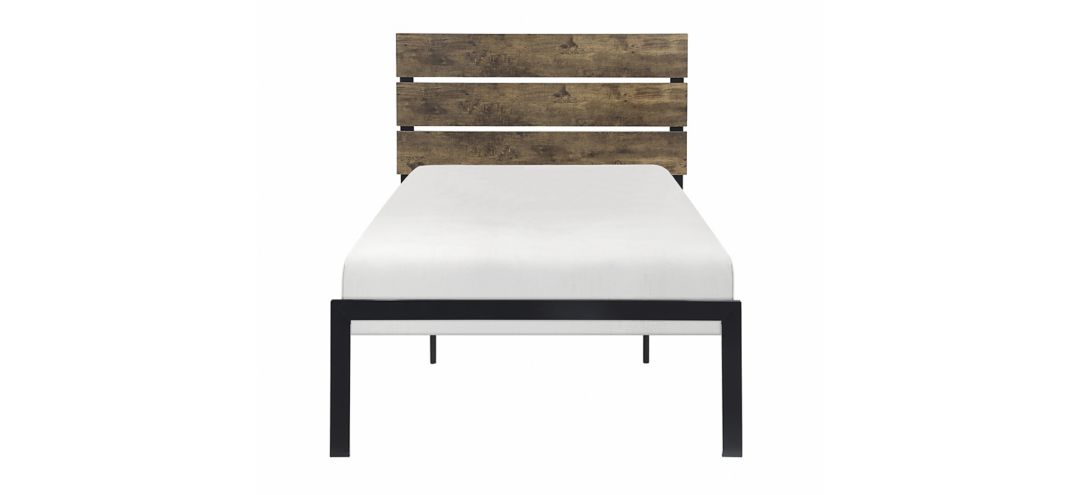 Raina Metal And Wood Platform Bed