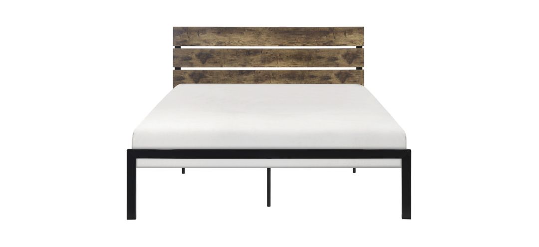 Raina Metal And Wood Platform Bed