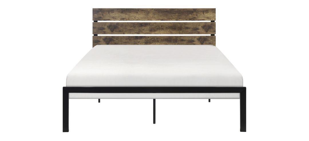 Raina Metal And Wood Platform Bed