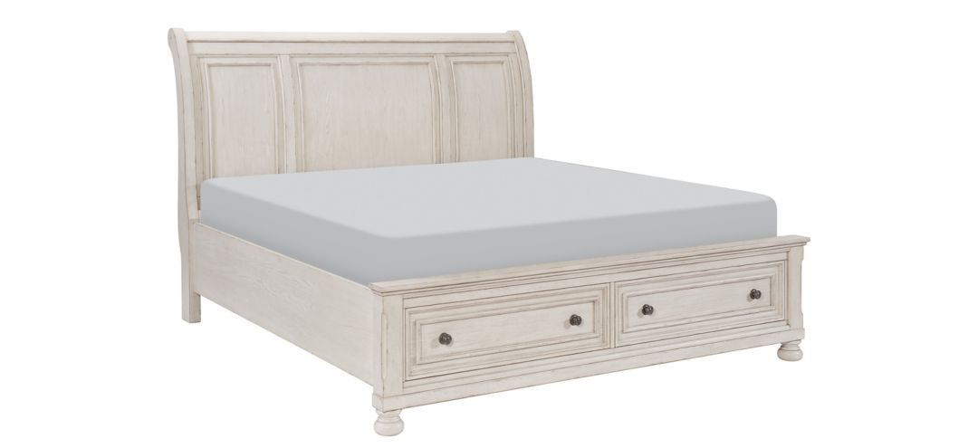 Donegan Sleigh Platform Storage Bed