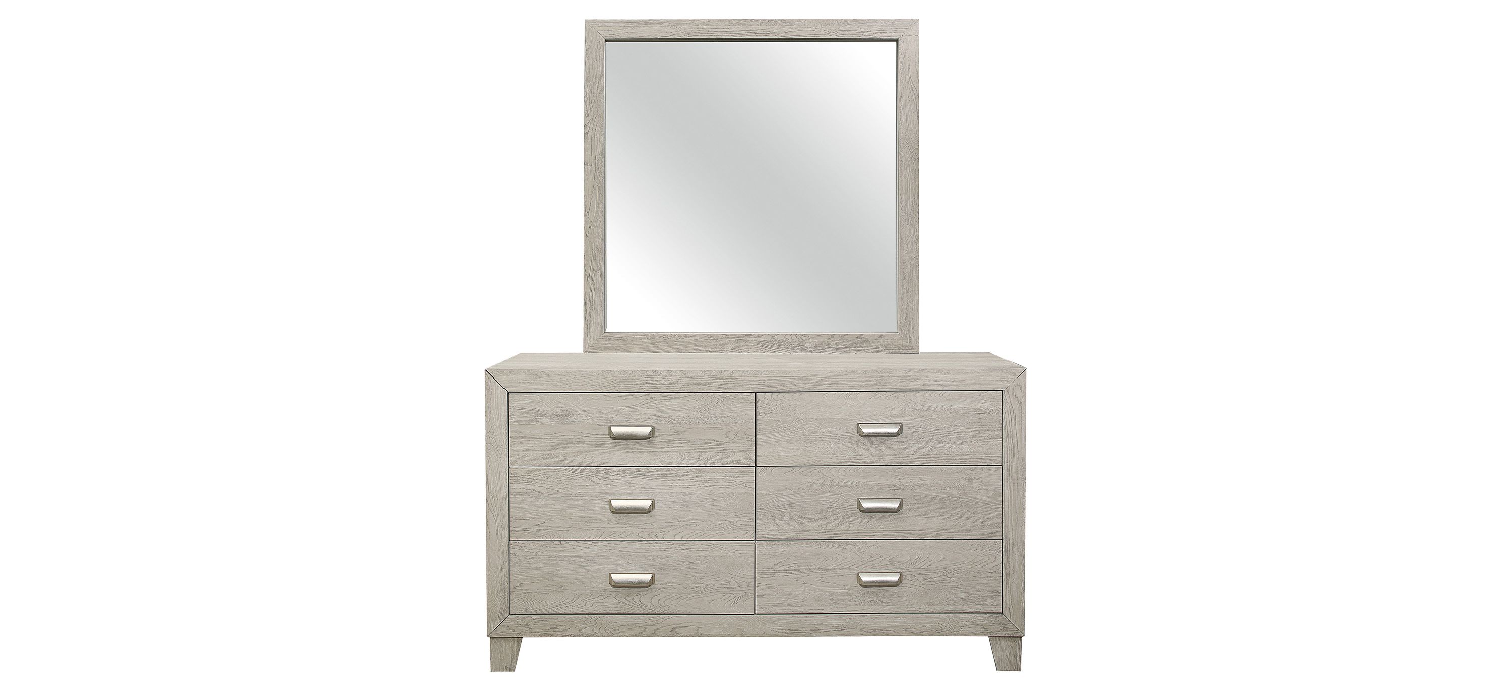 Loudon 6 Drawer Dresser with Mirror