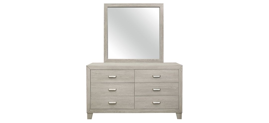 Loudon 6 Drawer Dresser With Mirror