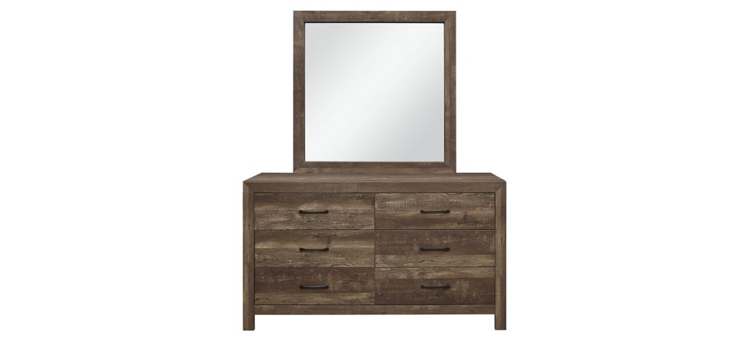 Bijou 6-Drawer Bedroom Dresser With Mirror