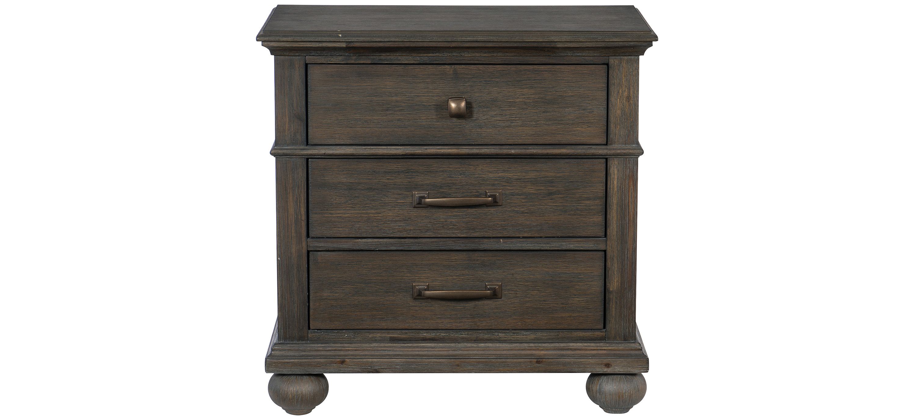 Rheit Nightstand with Power Outlets