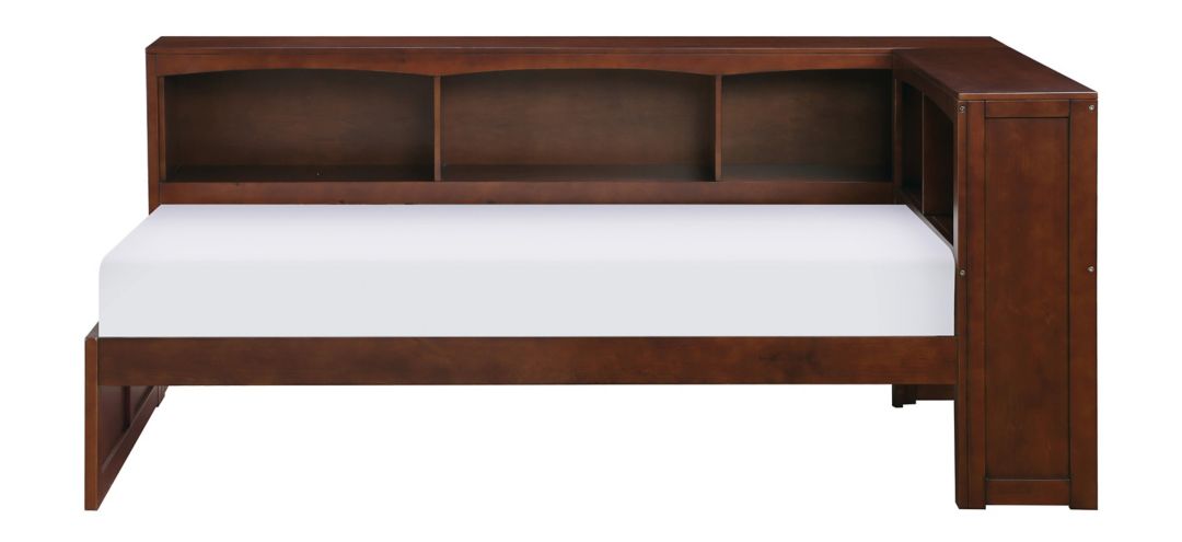 Shannon Headboard Storage Cubby with Bookcase Bed
