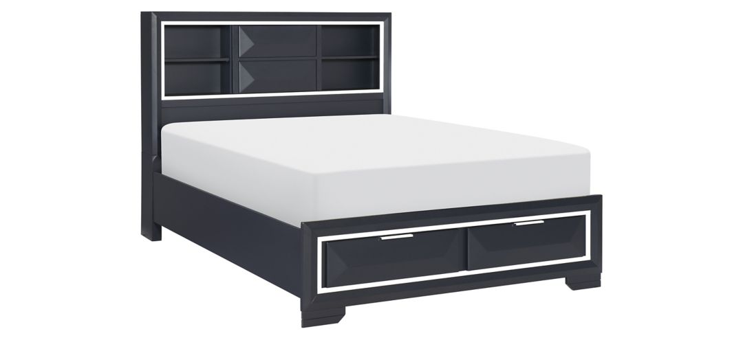 Jocelyn Platform Storage Bed