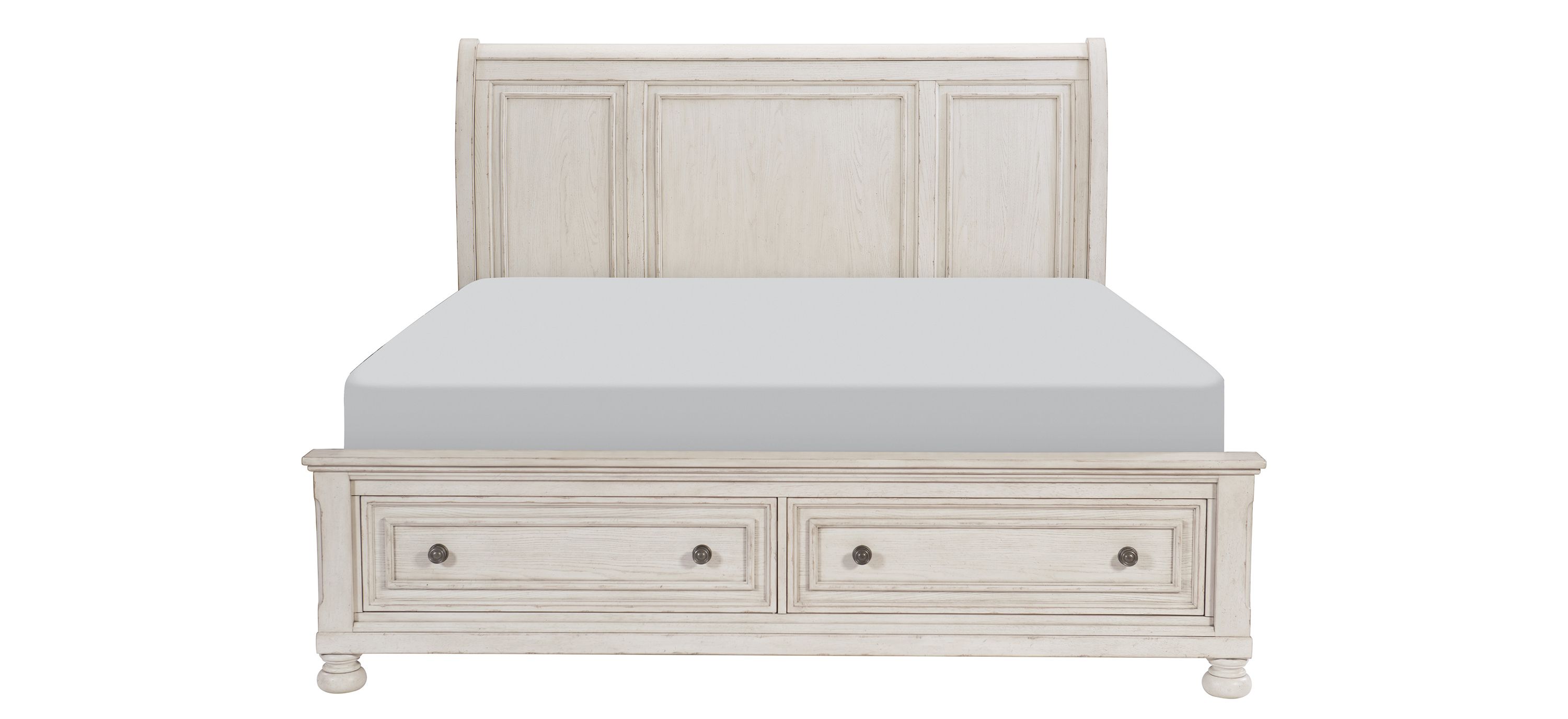 Donegan Sleigh Platform Storage Bed