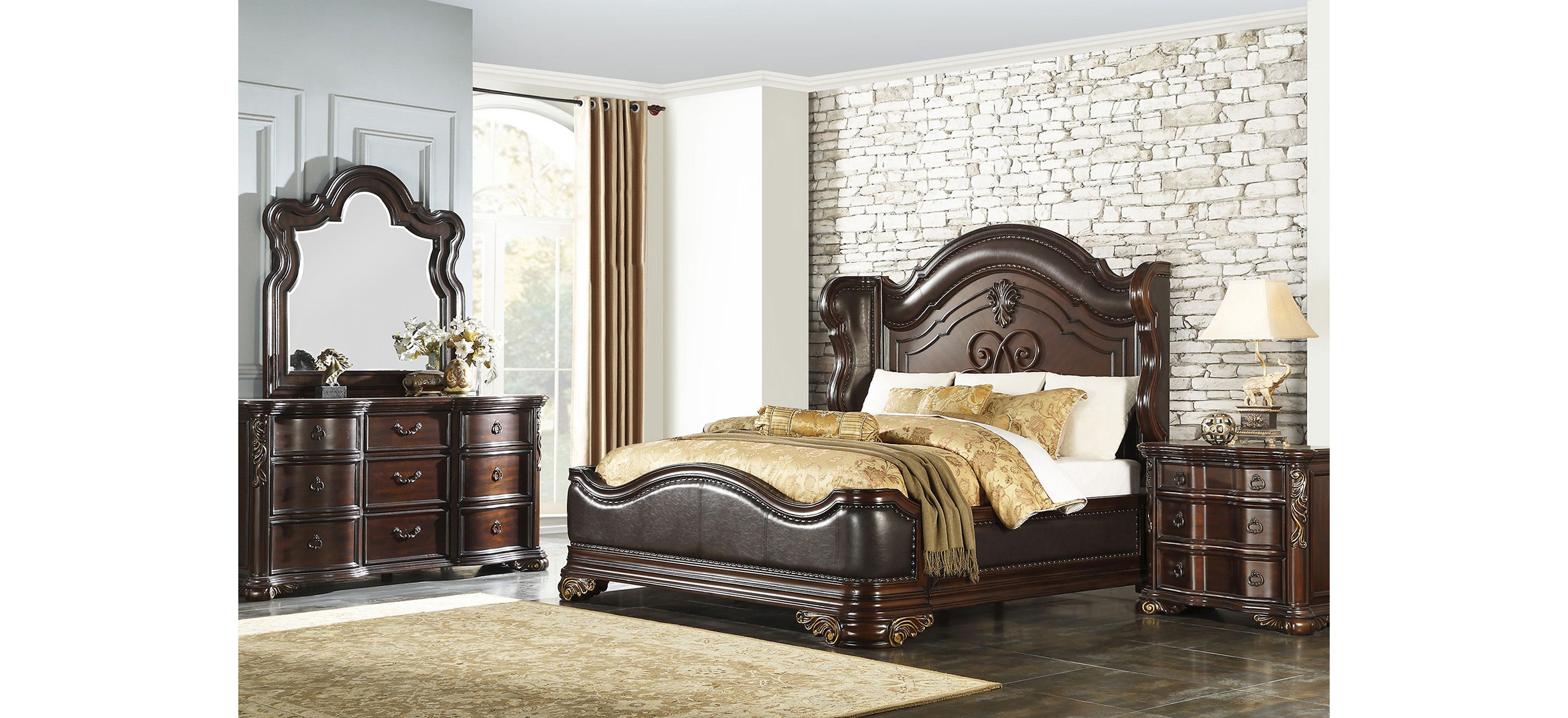 Abutilon 4-Pc. Platform Bedroom Set