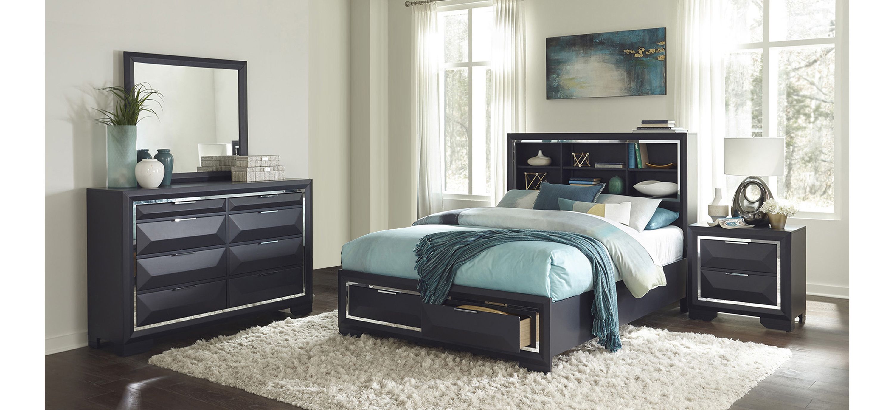 Jocelyn 4-Pc. Platform Storage Bedroom Set