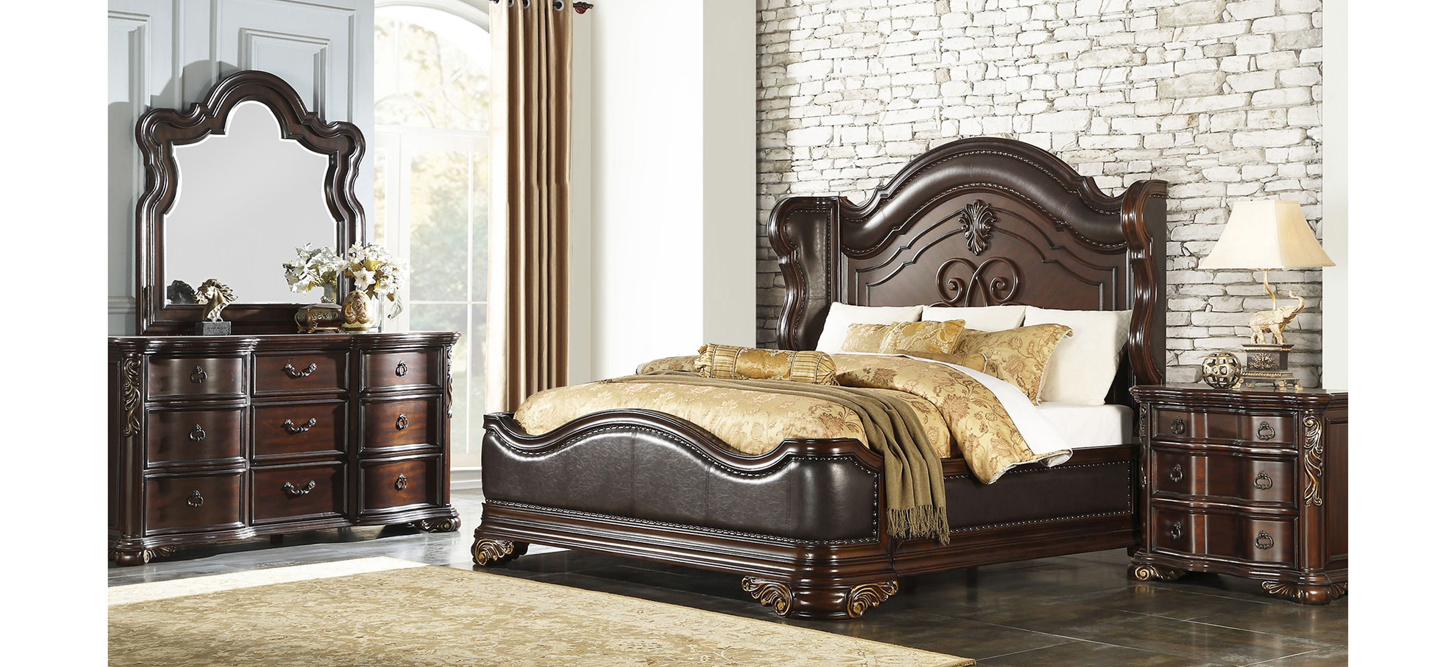 Abutilon 4-Pc. Platform Bedroom Set