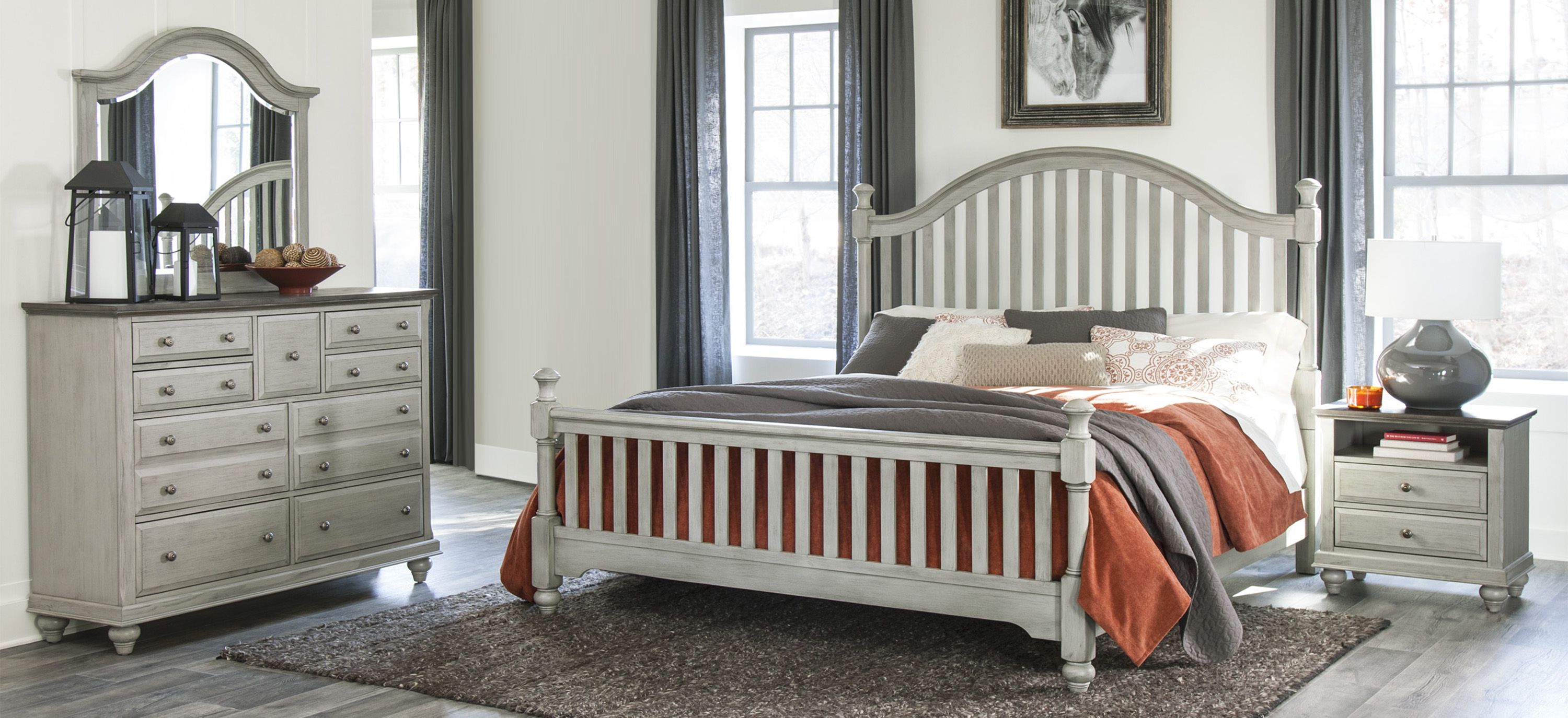 Cordelia 4-pc. Slat Bedroom Set
