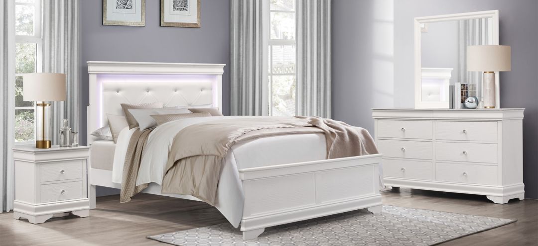 Whiting 4-pc Upholstered Bedroom Set