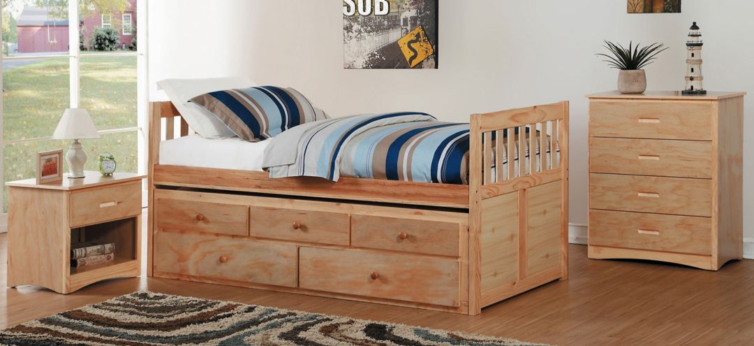 Carissa Trundle Bed With Storage