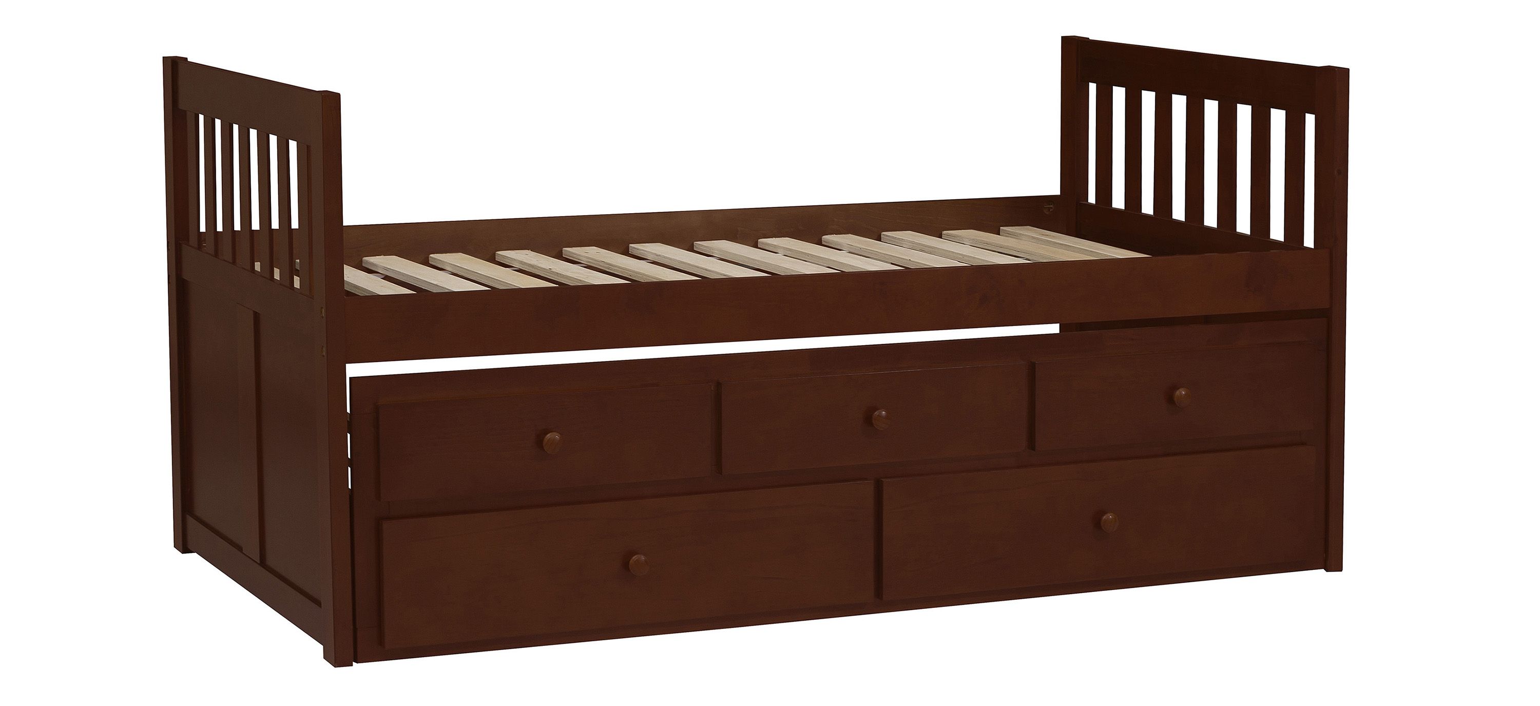 Shannon Twin-Over-Twin Bed with 2 Storage Drawers