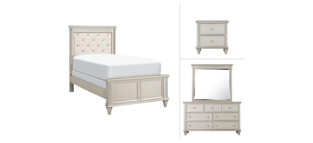 Tiffany 4-pc. Upholstered Bedroom Set