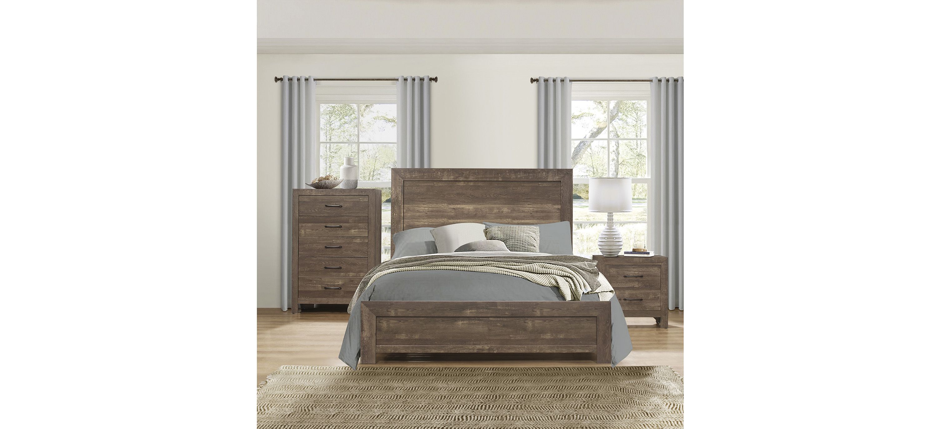 Bijou 3-pc. Panel Bedroom Set