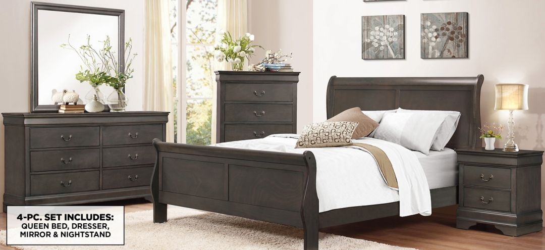 592321490 Edina 4-pc Bedroom Set sku 592321490