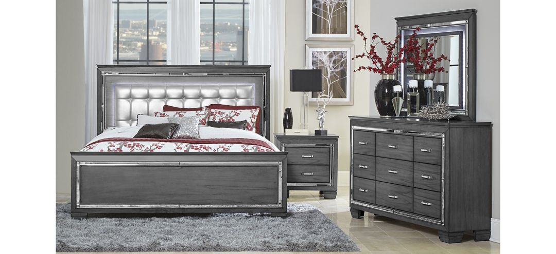 593219160 Brambley 4-pc Upholstered Bedroom Set sku 593219160