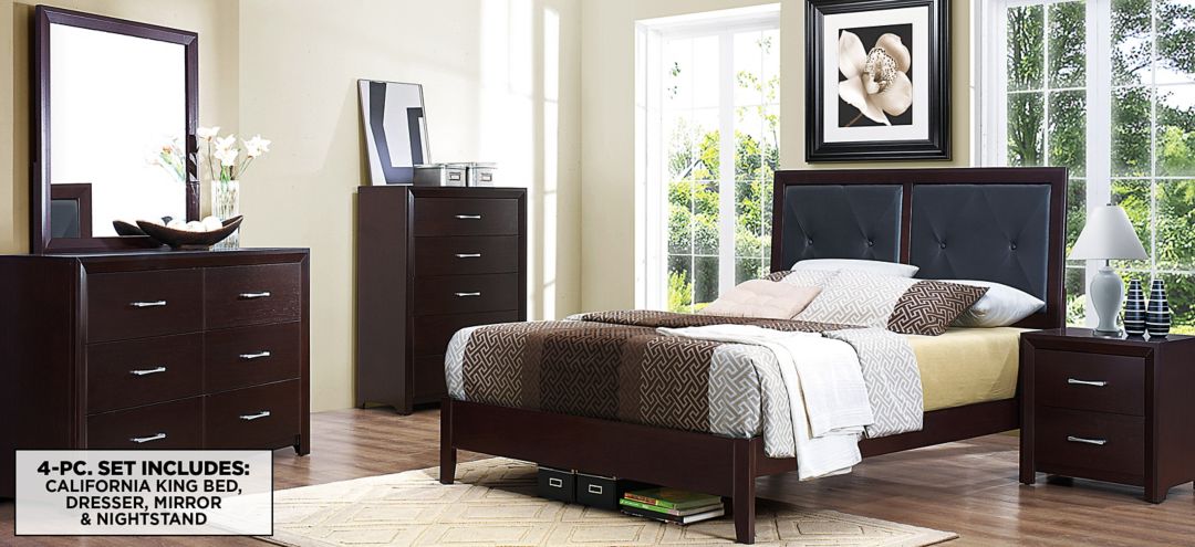 593221450 Pell 4-pc Bedroom Set sku 593221450