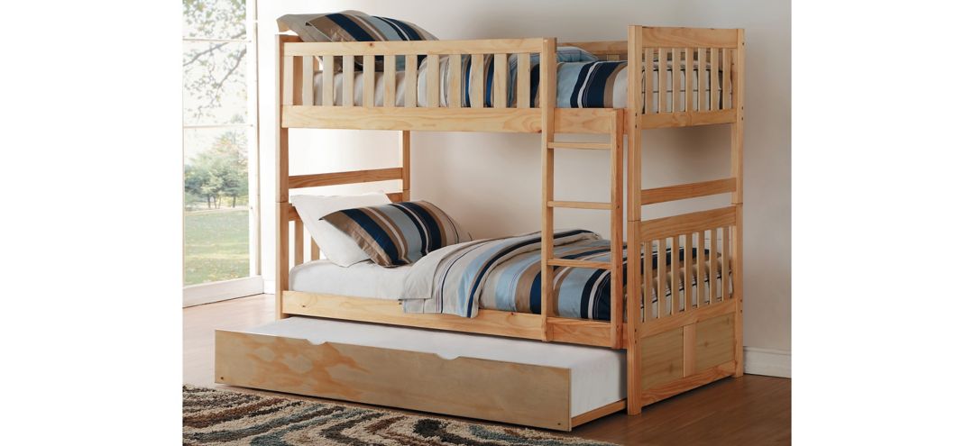 Carissa Bunk Bed With Trundle