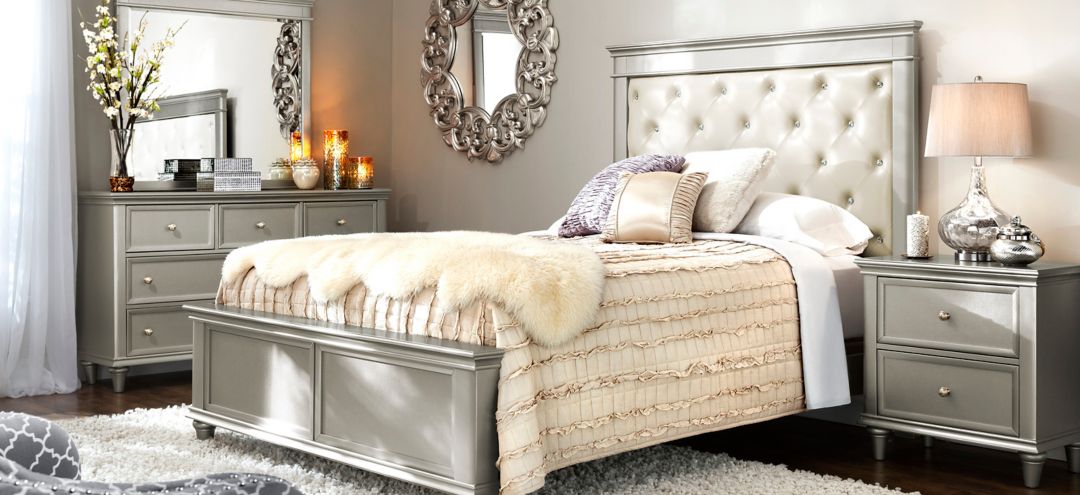 Tiffany 4-pc. Upholstered Bedroom Set