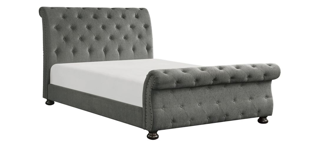 1549GY-1 Sanders Upholstered Bed sku 1549GY-1