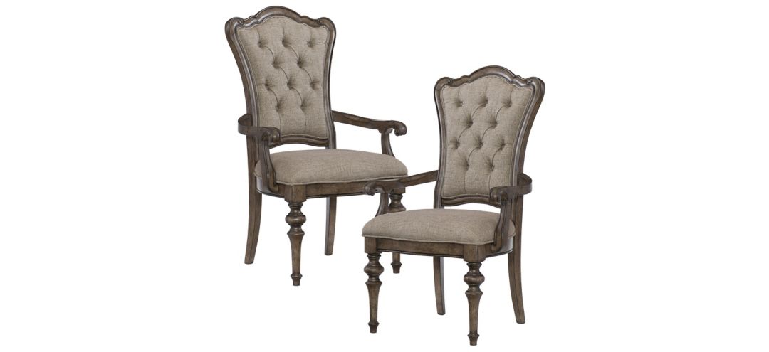 616264990 Moorewood Park Dining Arm Chair (Set of 2) sku 616264990