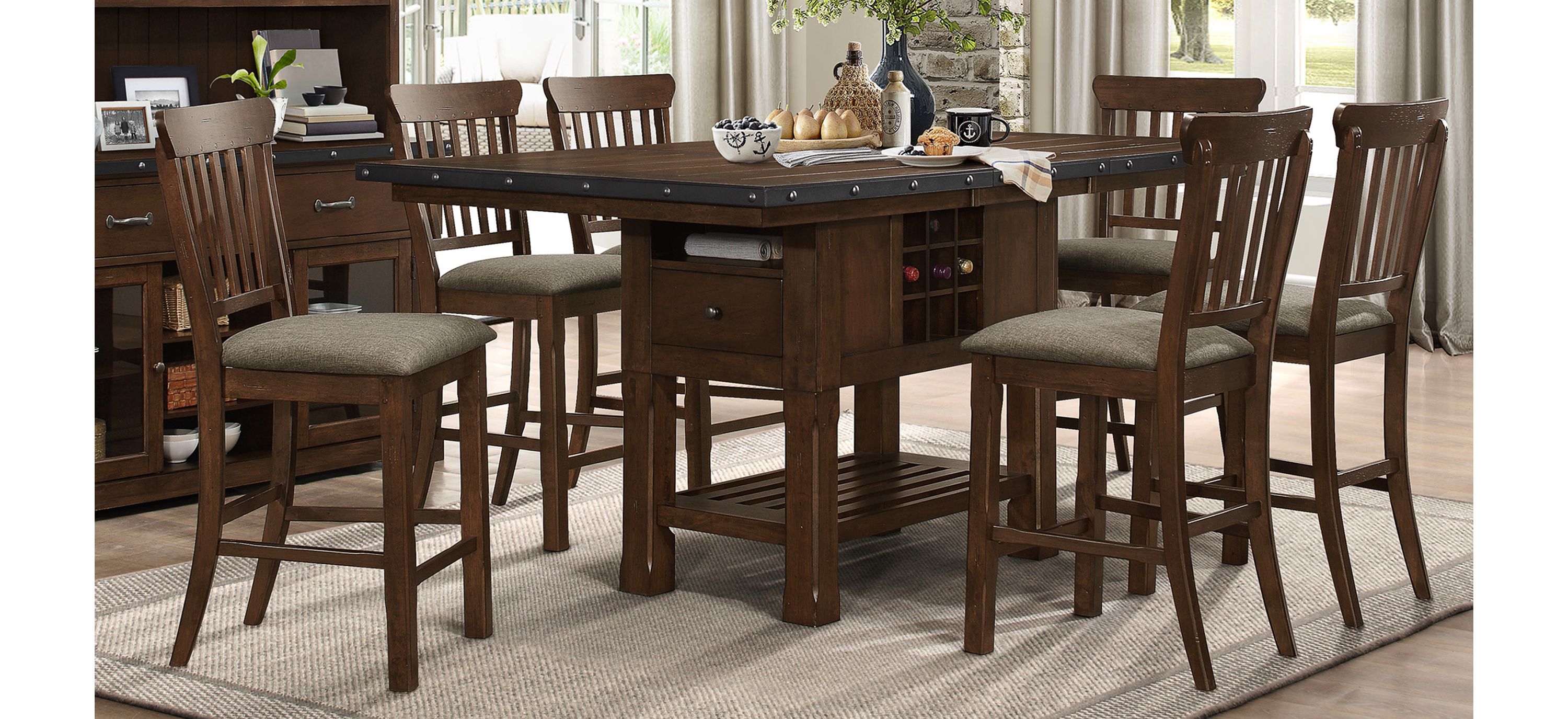 Blofeld 7-pc. Counter Height Dining Set