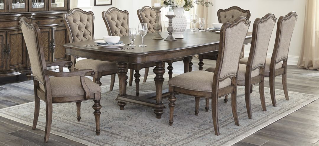 698265020 Moorewood Park 9-pc Dining Set sku 698265020