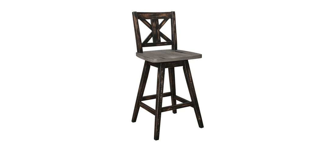 Trouvaille Counter Height Swivel Dining Chair