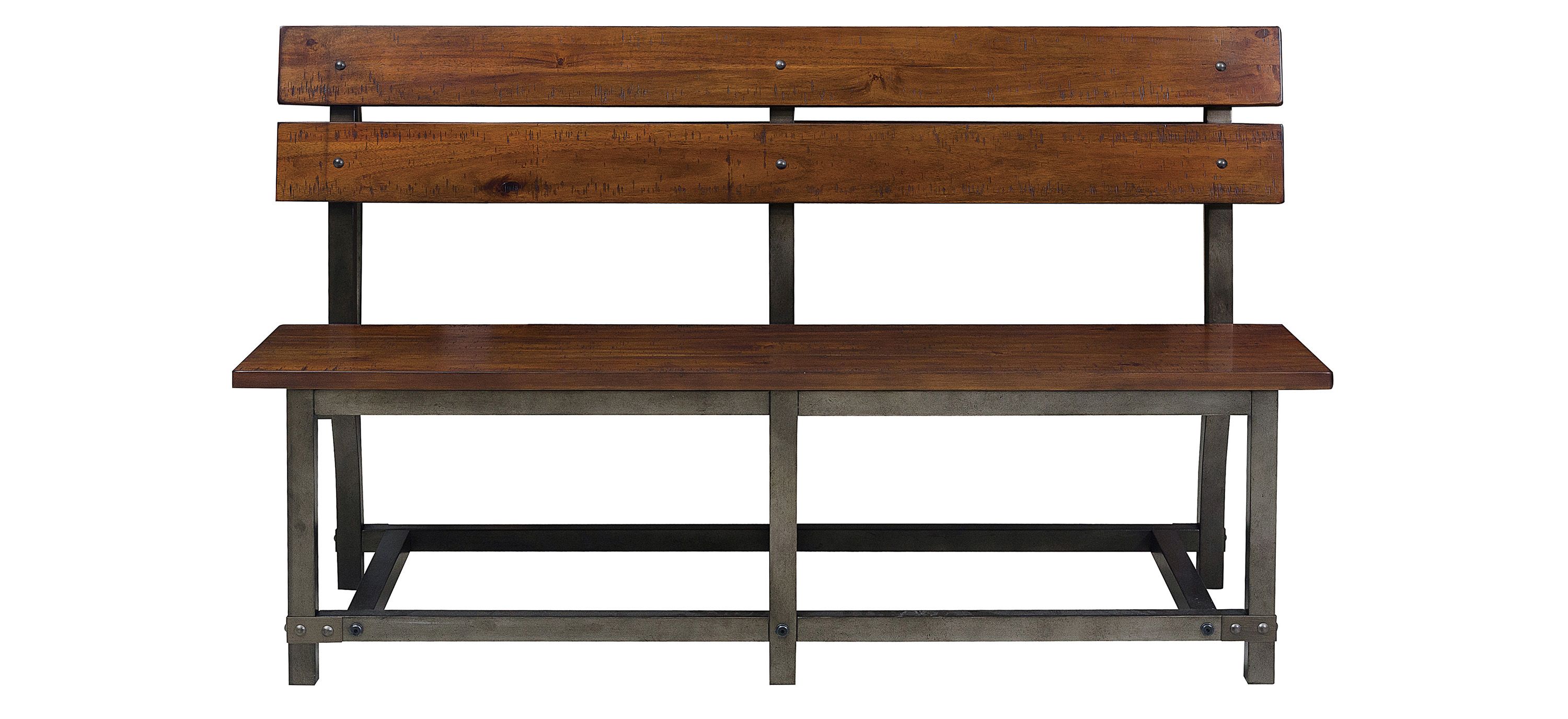 Dayton Dining Room Bench with Back