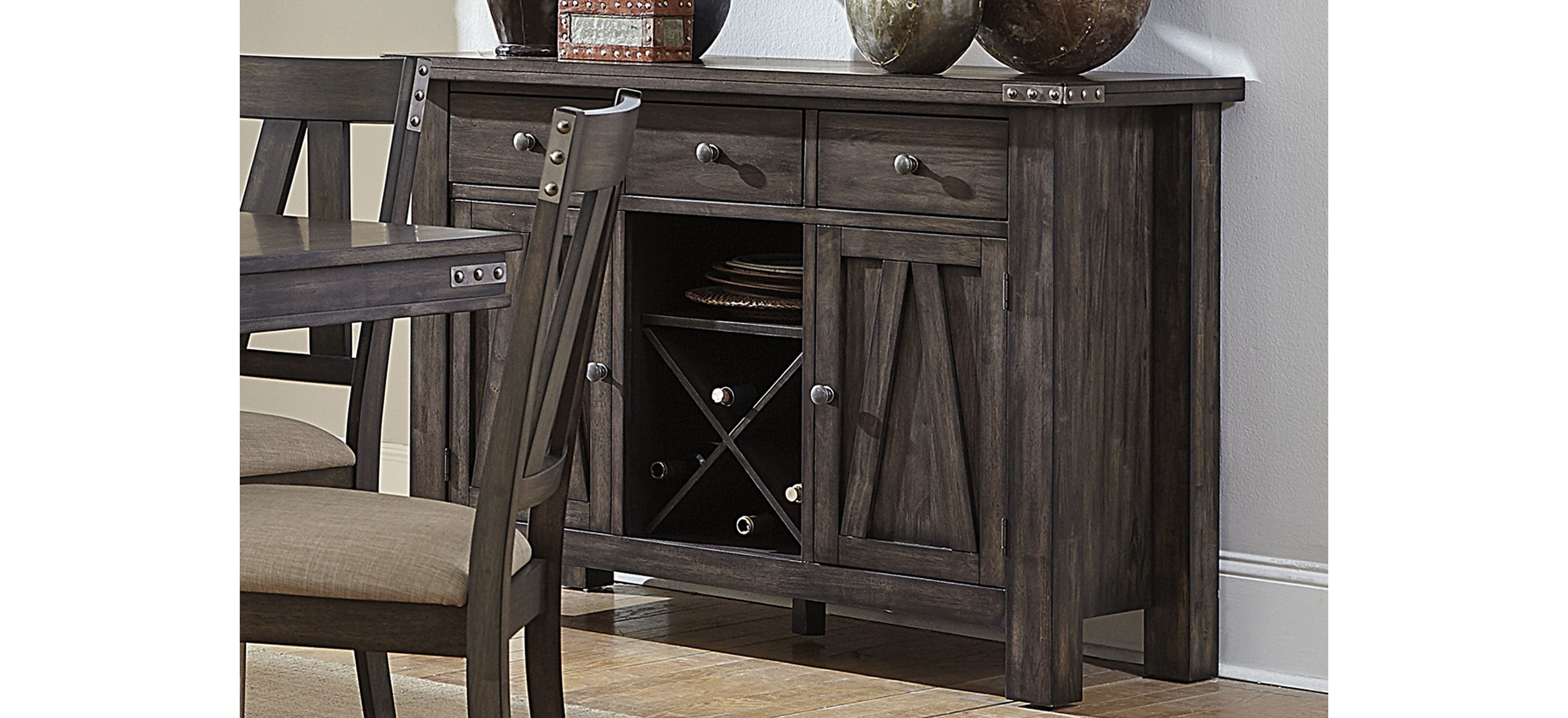 Harrison Buffet w/ Wine Storage