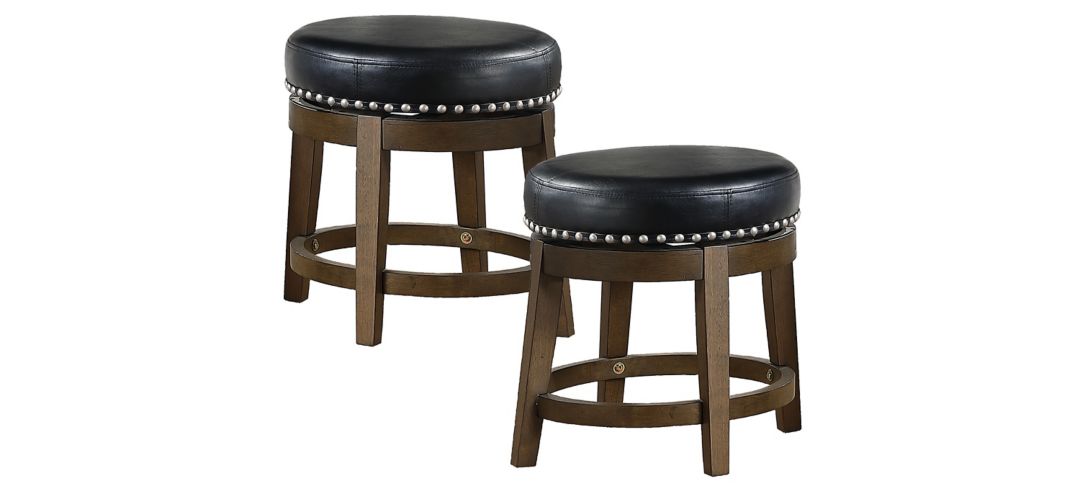 Whitby 18 Round Swivel Stool, Set of 2