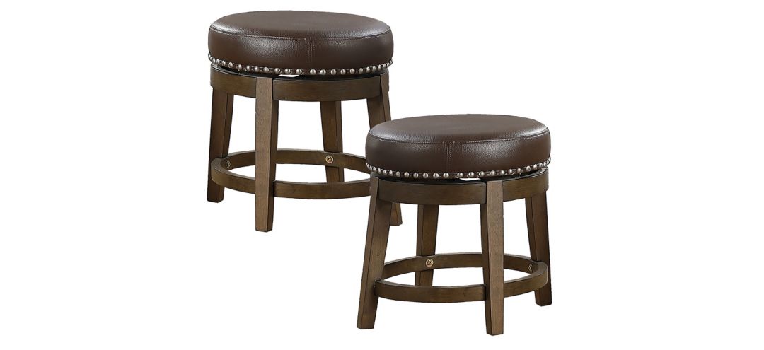 Whitby 18 Round Swivel Stool, Set of 2