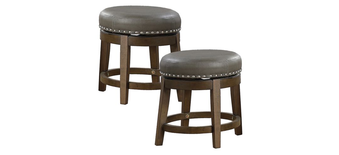 Whitby 18 Round Swivel Stool, Set of 2