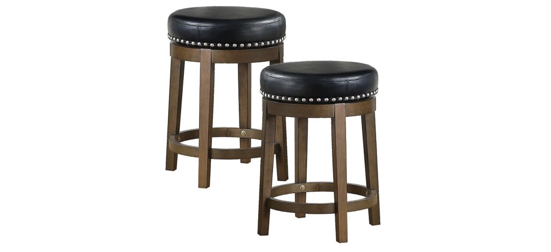 753156810 Whitby 24 Round Swivel Stool (Set of 2) sku 753156810