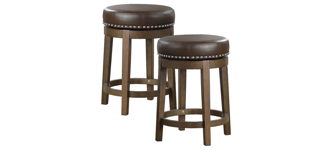 753156822 Whitby 24 Round Swivel Stool (Set of 2) sku 753156822