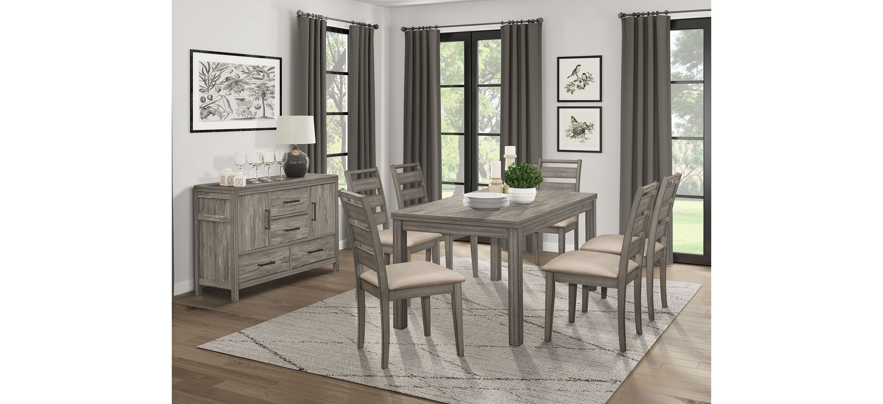 Simone 7-pc. Dining Set
