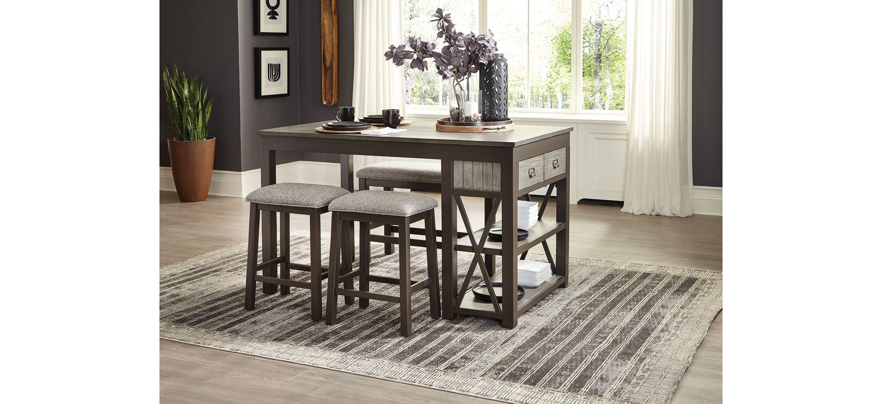 Pike 4-pc. Counter Height Dining Set