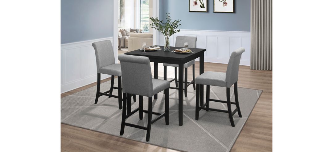 Ithaca 5-pc Counter Height Dining Set