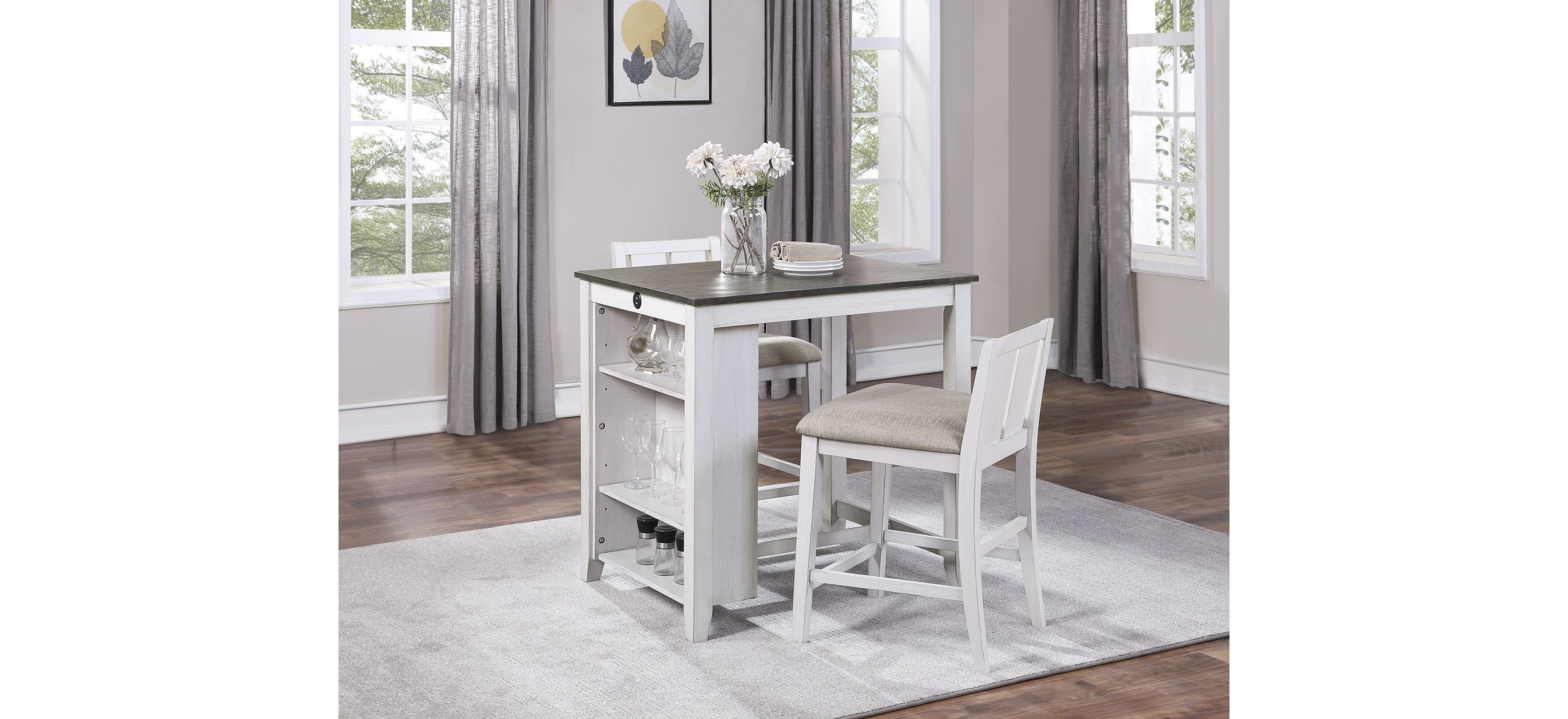 Mezzanine 3-pc. Counter height Dining Set