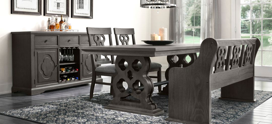 Belmore 4-pc Dining Set W/Bench