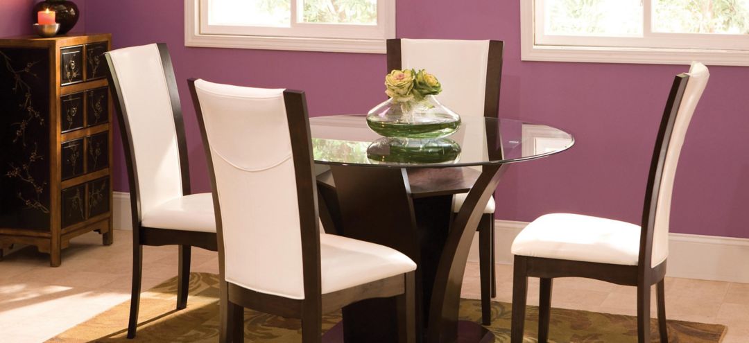 Venice 5-pc 48 Glass Dining Set